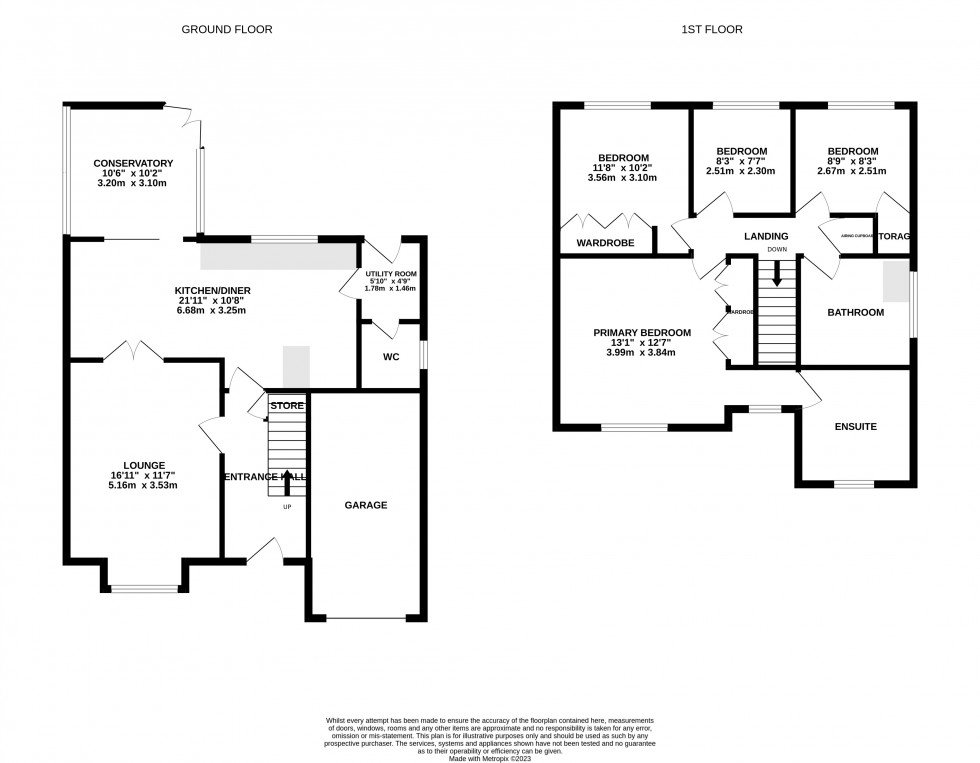 Floorplan for Abelia Way, Priorslee