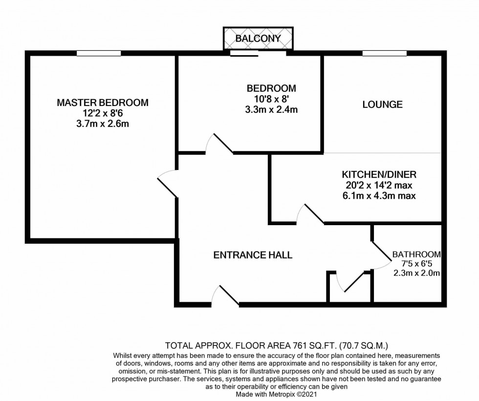 Floorplan for Poyner Court, Lawley