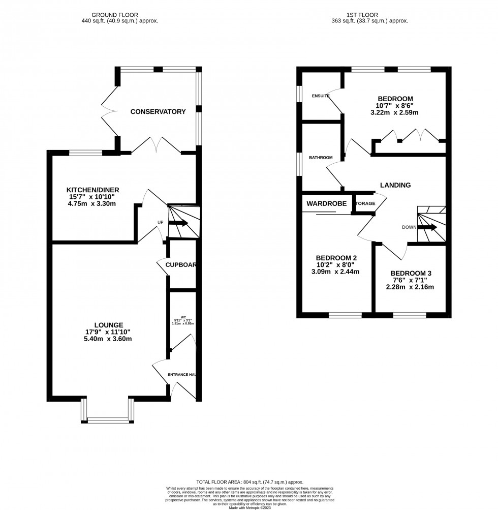 Floorplan for Booth Crescent, Lawley