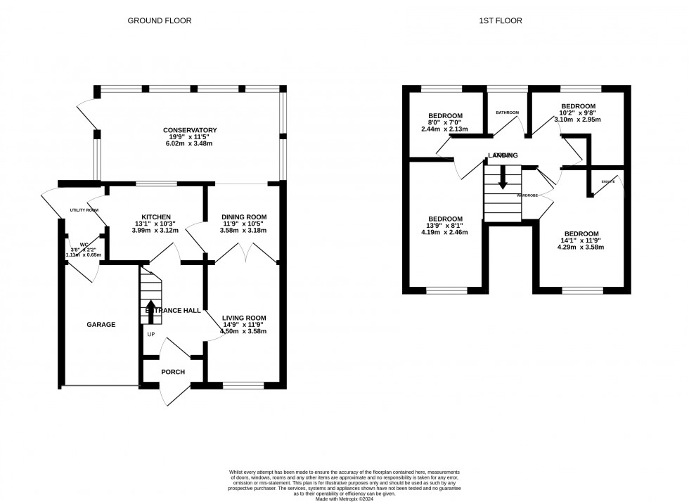 Floorplan for Stile Rise, Shawbirch