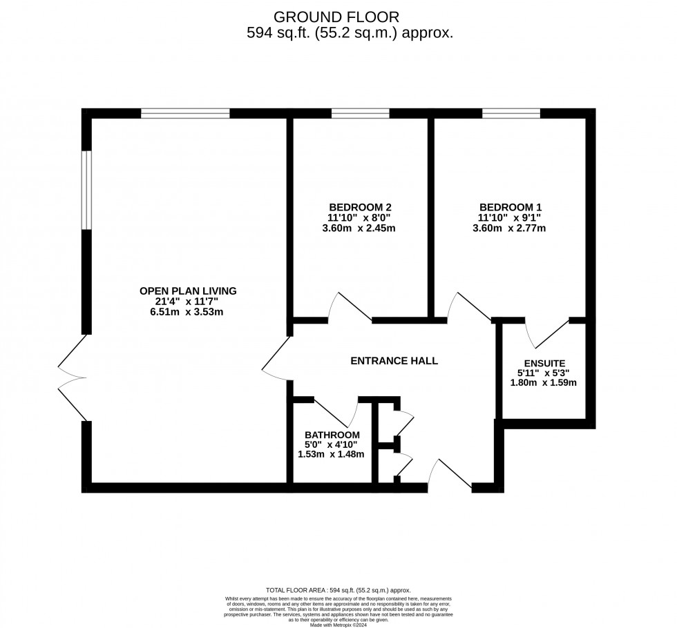 Floorplan for Sorbus Avenue, Hadley