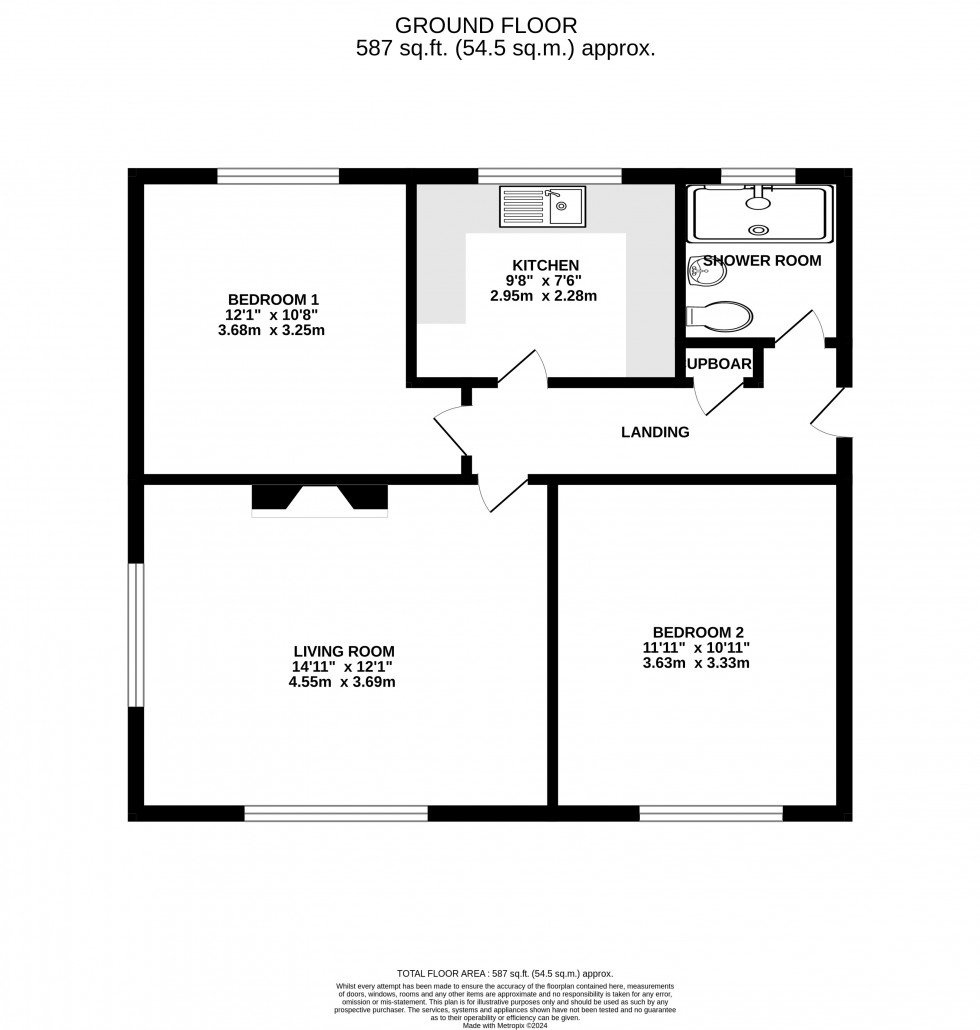 Floorplan for Springhill Crescent, Madeley