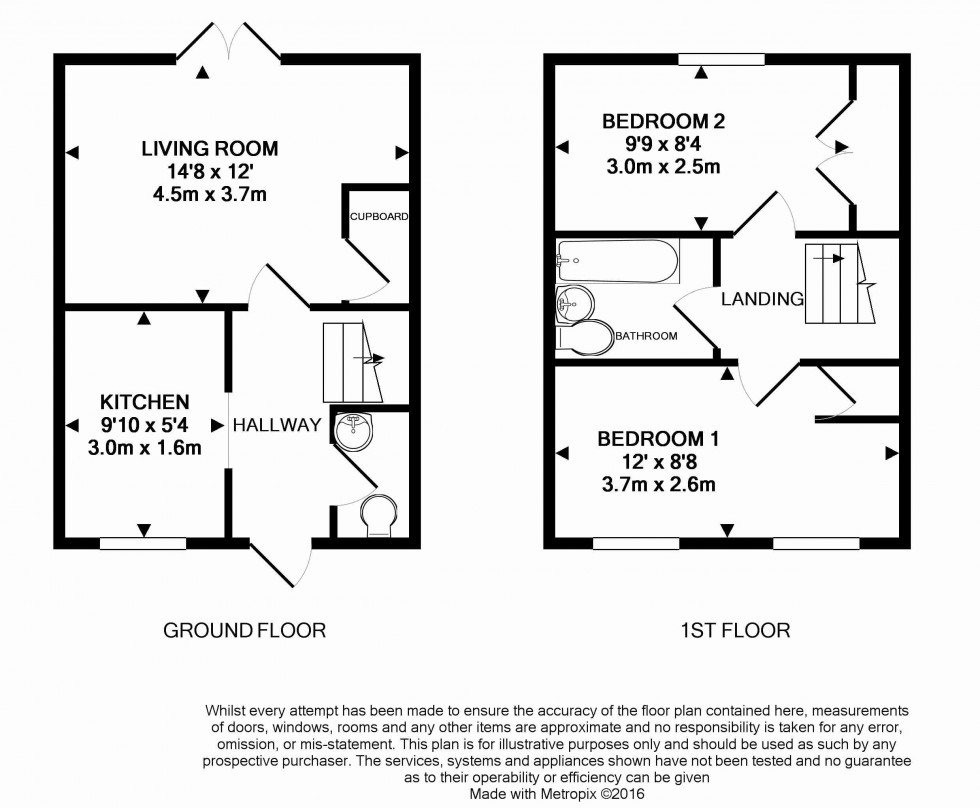 Floorplan for Plimmers Lane, Lawley