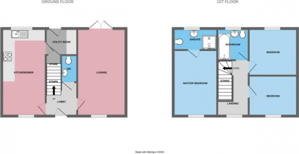 Floorplan for Keepers Crescent, St Georges
