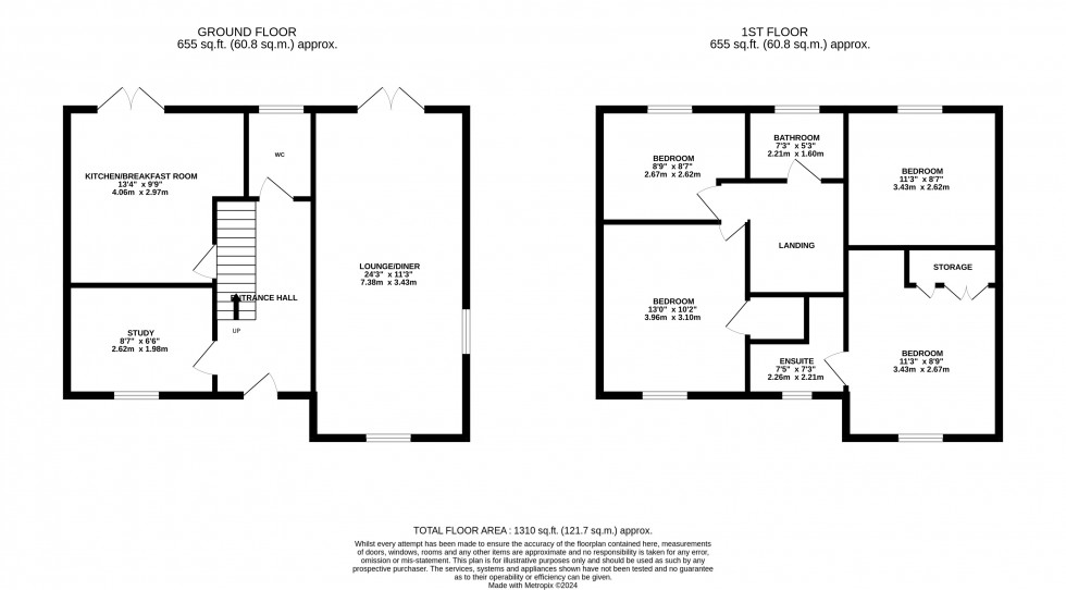 Floorplan for Candlin Way, Lawley