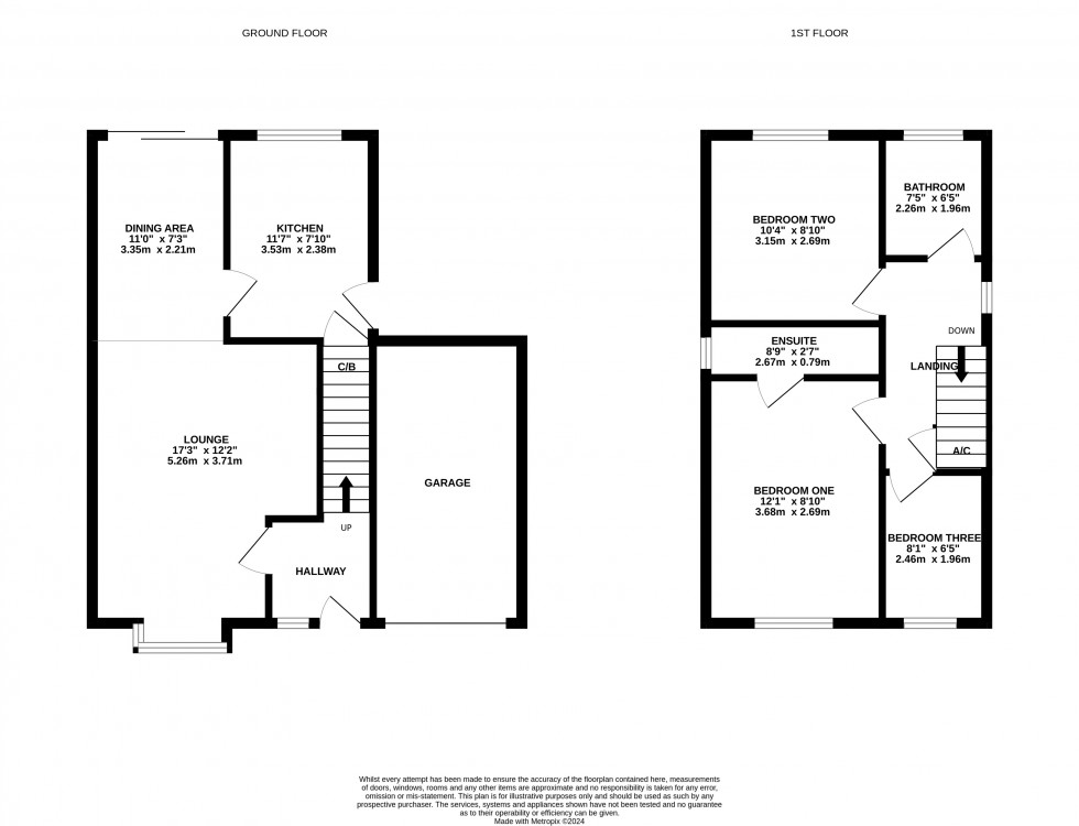 Floorplan for 6 Mill Farm Drive, Randlay