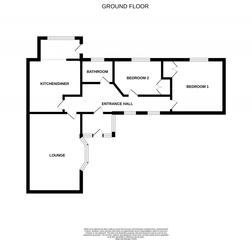 Floorplan for 1 Hilltop Road, Oakengates