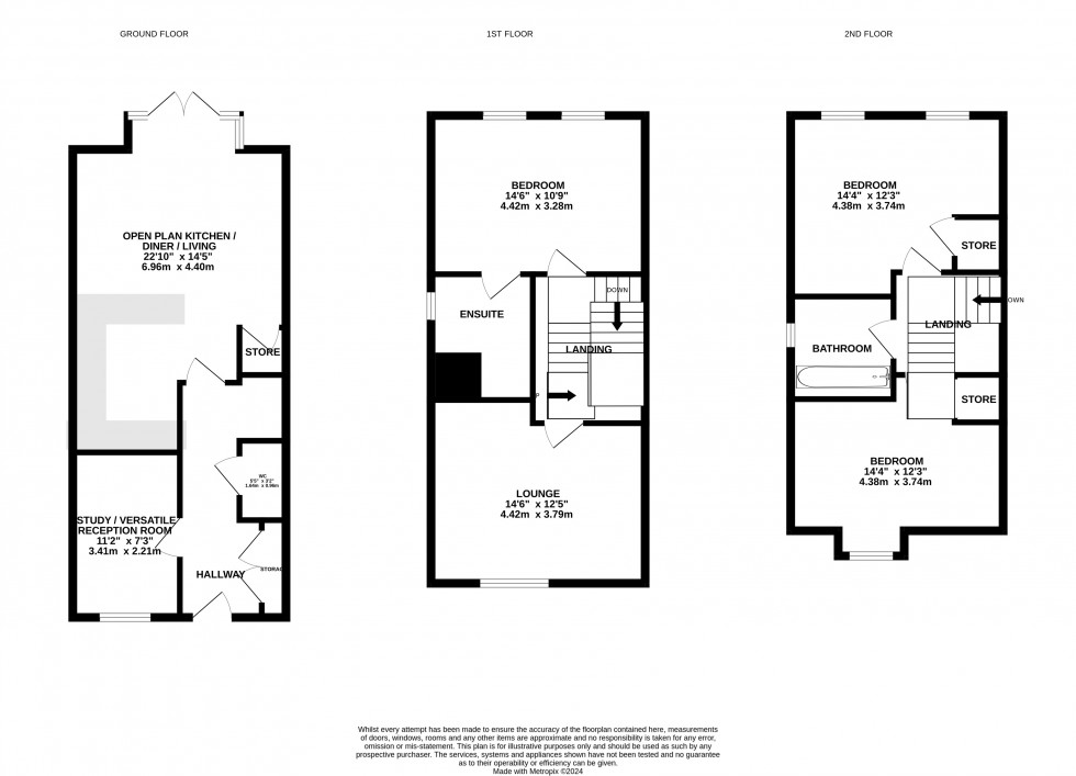 Floorplan for Wall Close, Lawley