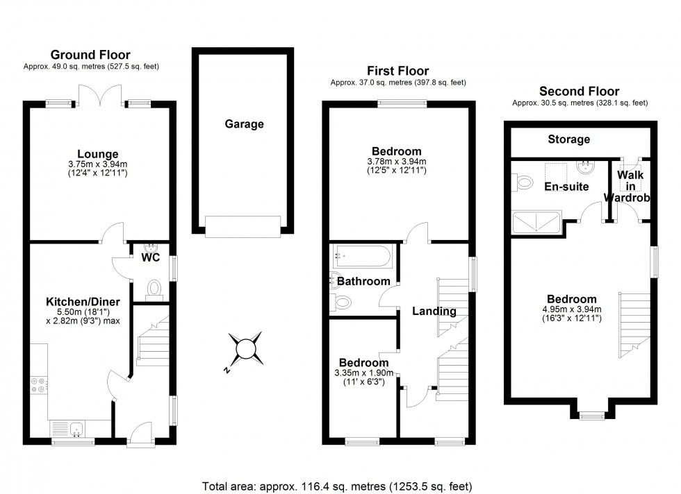 Floorplan for Bright Lane, Lawley