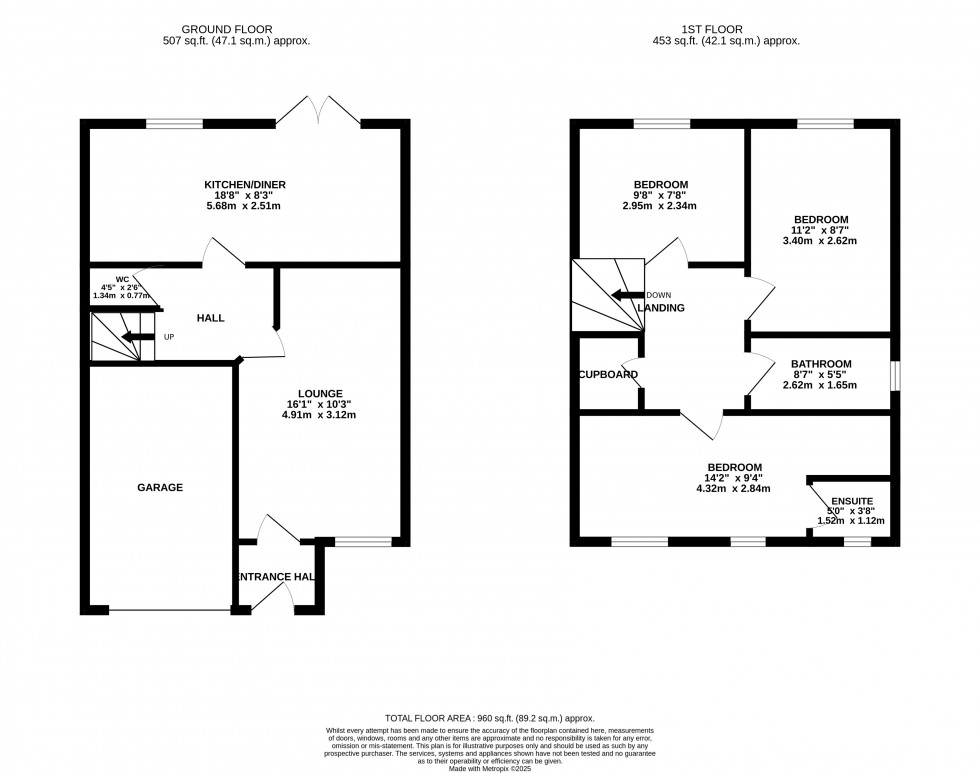 Floorplan for Barn Fold, Lawley