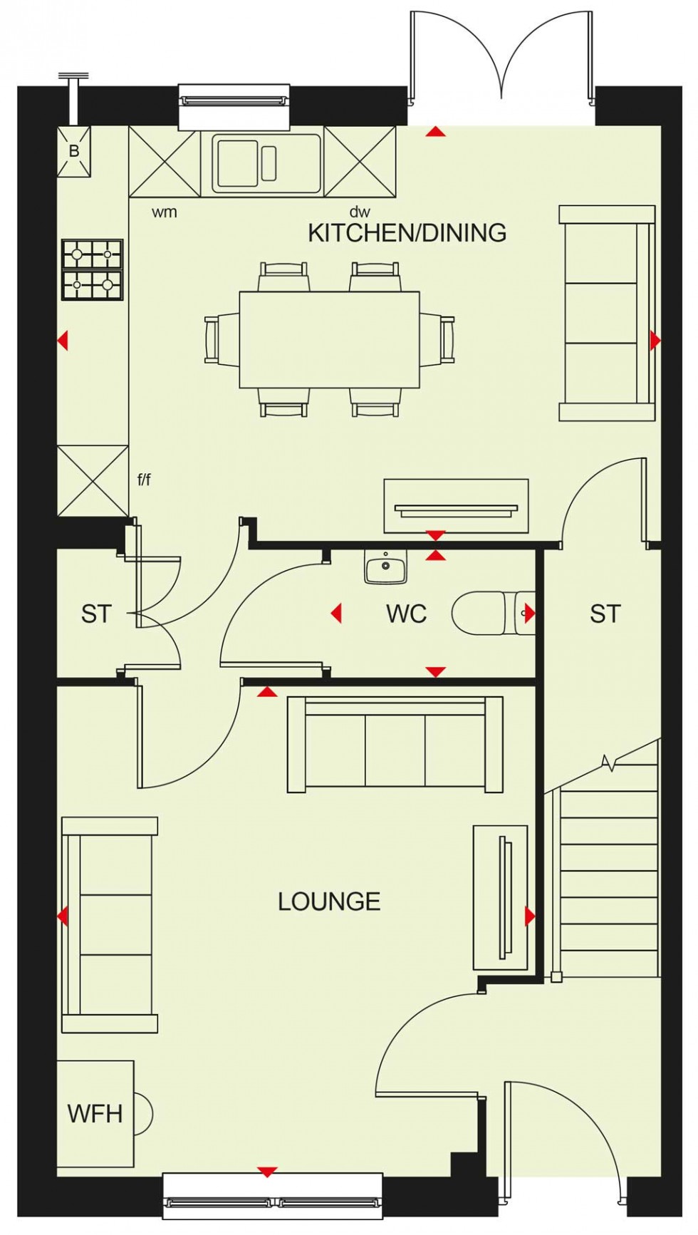 Floorplan for Plot 24 Silkin Meadow