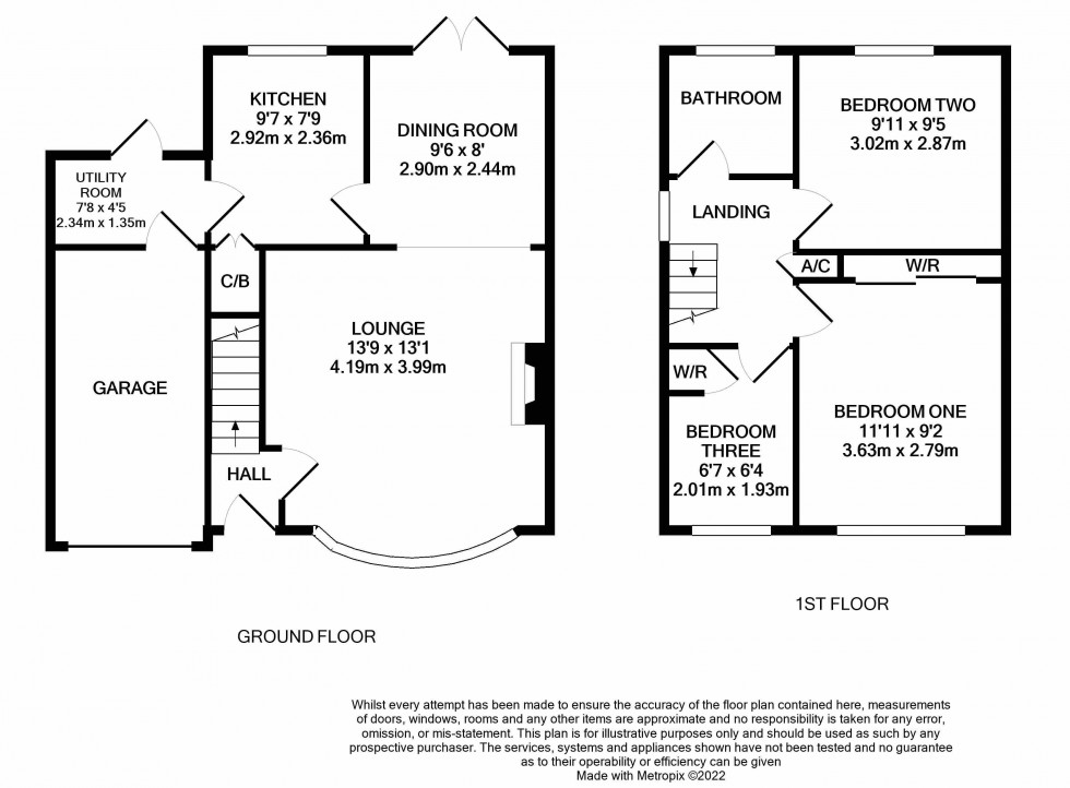 Floorplan for The Brambles, The Rock